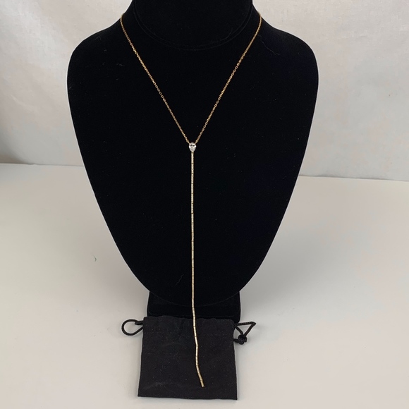Adina Eden Jewelry - NIB - Adina's Jewels GOLD Fancy Lariat Necklace